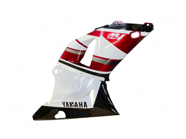 Carenagem Moto Yamaha YZF 1000 R1 2000-2001 - Vermelho Branco Preto Brilhante