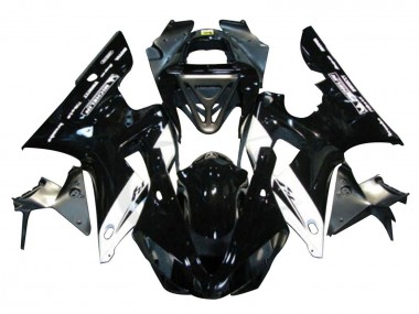 Carenagens Moto Yamaha YZF 1000 R1 2000-2001 - Preto Brilhante Branco Michelin