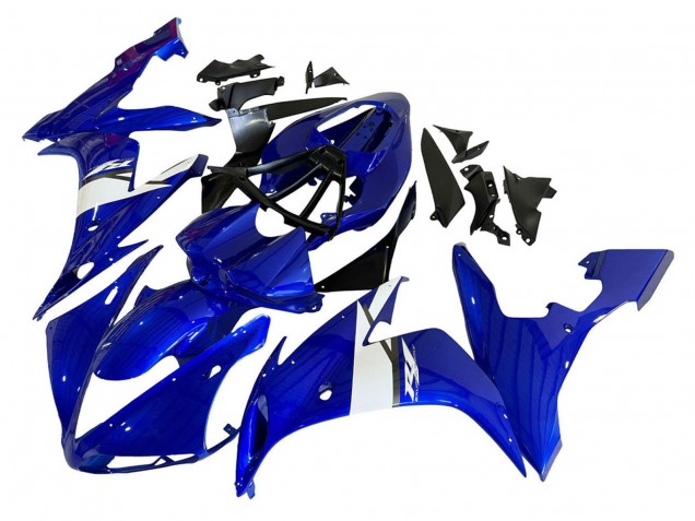 Carenagens Moto Yamaha YZF 1000 R1 2004-2006 - Azul Branco