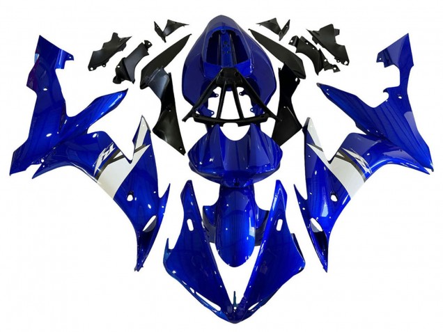 Carenagens Moto Yamaha YZF 1000 R1 2004-2006 - Azul Branco