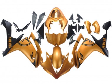 Carenagens Moto Yamaha YZF 1000 R1 2007-2008 - Ouro Preto