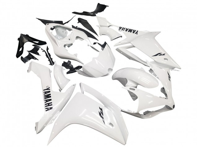 Carenagens Moto Yamaha YZF 1000 R1 2007-2008 - Branco Preto
