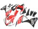Carenagens Moto Yamaha YZF 1000 R1 2012-2014 - Branco Vermelho Preto Brilhante Petronas