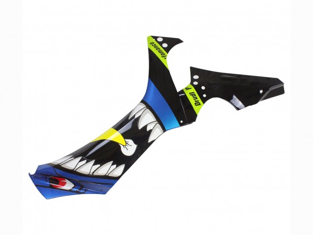 Carenagens Moto Yamaha YZF 1000 R1 2020-2025 - Azul Verde Preto Tubarão