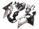 Carenagens Moto Yamaha YZF 600 R6 1998-2002 - Prata Preto Brilhante