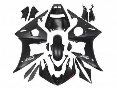 Carenagens Moto Yamaha YZF R6 2003-2004 - Preto Fosco