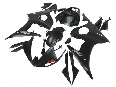 Carenagens Moto Yamaha YZF R6S 2006-2009 - Preto Fosco