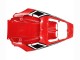 Carenagem Moto Yamaha YZF R6 2003-2004 - Branco Vermelho Preto Brilhante