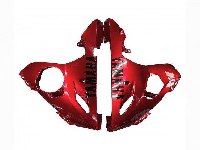 Kits Carenagem Moto Yamaha YZF R6S 2006-2009 - Vermelho Preto Fosco