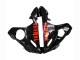 Carenagens Moto Yamaha YZF R6S 2006-2009 - Preto Brilhante Vermelho