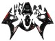 Carenagens Moto Yamaha YZF R6S 2006-2009 - Preto Brilhante Vermelho