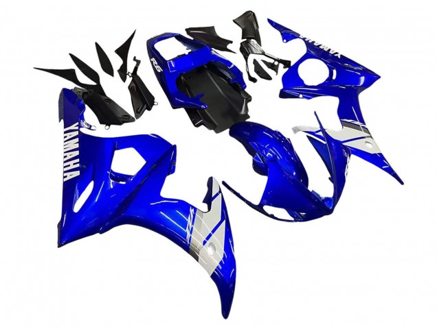 Carenagem Moto Yamaha YZF 600 R6 2005 - Azul Branco