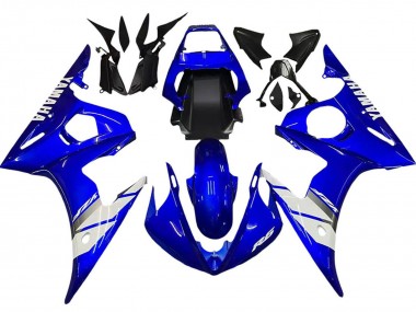 Carenagem Moto Yamaha YZF 600 R6 2005 - Azul Branco