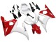 Carenagens Moto Yamaha YZF 600 R6 2005 - Branco Vermelho