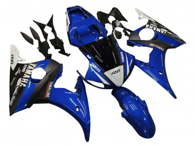 Carenagens Moto Yamaha YZF 600 R6 2005 - Azul Branco Preto Yamalube