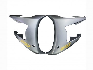 Carenagens Moto Yamaha YZF 600 R6 2005 - Cinzento Preto Fosco Ouro
