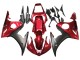 Carenagem Moto Yamaha YZF 600 R6 2005 - Vermelho Preto Fosco