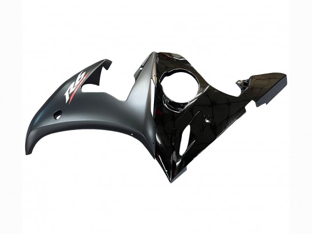 Carenagens Moto Yamaha YZF 600 R6 2005 - Preto Brilhante Preto Fosco Ouro