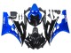 Carenagens Moto Yamaha YZF 600 R6 2006-2007 - Azul Preto Brilhante