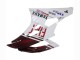 Carenagens Moto Yamaha YZF 600 R6 2006-2007 - Branco Vermelho Castanho Fiat Acer Yamalube