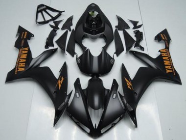 Carenagens Moto Yamaha YZF R1 2004-2006 - Preto Fosco Laranja