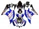 Carenagens Moto Yamaha YZF 600 R6 2006-2007 - Branco Azul Preto Fimer Volvo Yamalube Sterilgarda