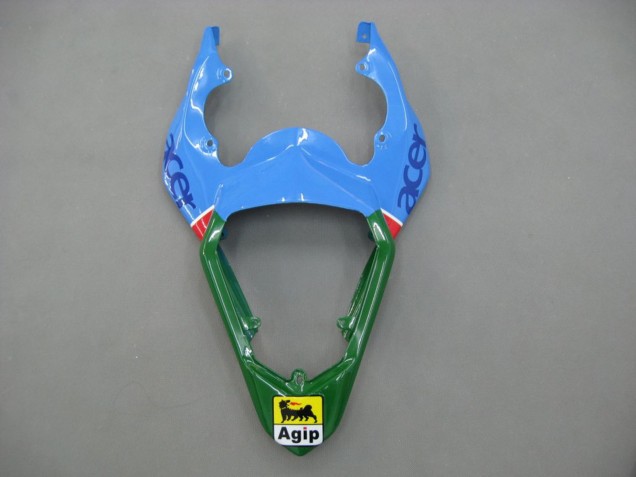 Carenagens Moto Yamaha YZF 600 R6 2006-2007 - Azul Verde Branco Vermelho Dunlop Michelin Motul