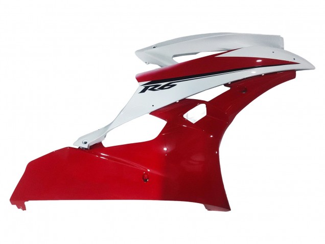 Carenagens Moto Yamaha YZF 600 R6 2006-2007 - Branco Vermelho