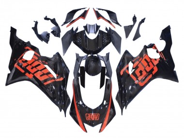 Carenagens Moto Yamaha YZF 600 R6 2008-2016 - Vermelho Preto Brilhante