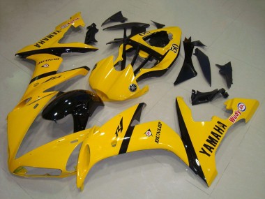 Carenagem Moto Yamaha YZF R1 2004-2006 - Amarelo Preto Brilhante