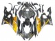 Carenagens Moto Yamaha YZF 600 R6 2017-2025 - Ouro Preto Fibra de Carbono