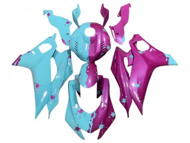 Carenagens Moto Yamaha YZF 600 R6 2017-2023 - Azul Rosa