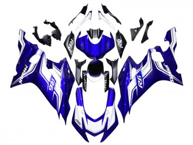 Carenagem Moto Yamaha YZF 600 R6 2017-2023 - Branco Azul