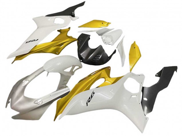 Carenagens Moto Yamaha YZF 600 R6 2017-2023 - Branco Ouro