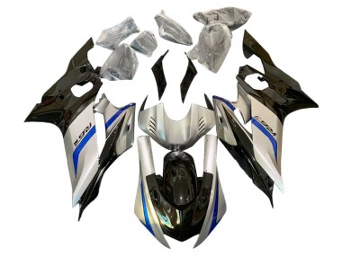 Carenagens Moto Yamaha YZF 600 R6 2017-2023 - Prata Azul Preto