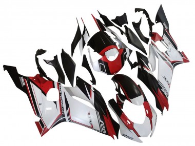 Carenagens Moto Yamaha YZF 600 R6 2017-2023 - Branco Vermelho Preto Semakin Didepan