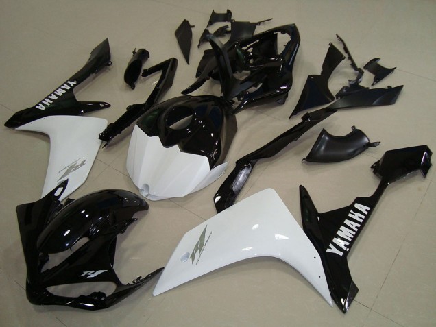 Carenagens Moto Yamaha YZF R1 2007-2008 - Branco Preto