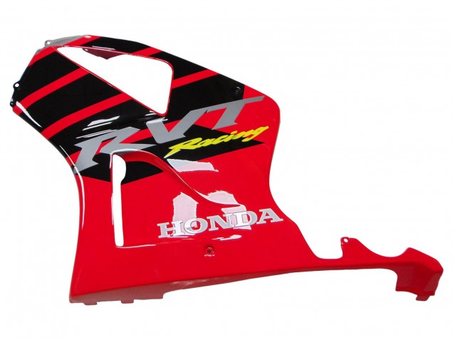 Carenagens Moto Honda VTR1000 2000-2006 - Prata Vermelho Preto Listra Corrida