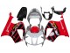 Carenagens Moto Honda VTR1000 2000-2006 - Prata Vermelho Preto Listra Corrida