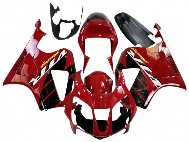 Carenagens Moto Honda VTR1000 2000-2006 - Vermelho Preto Listra Corrida