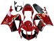 Carenagens Moto Honda VTR1000 2000-2006 - Vermelho Preto Listra Corrida