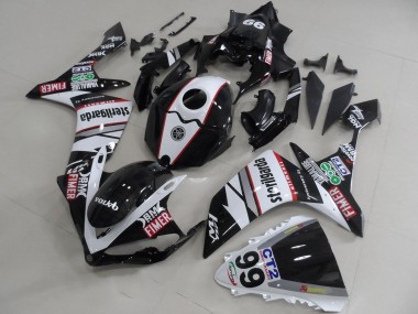 Carenagens Moto Yamaha YZF R1 2007-2008 - Branco Preto Vermelho Volvo Fimer Sterilgarda