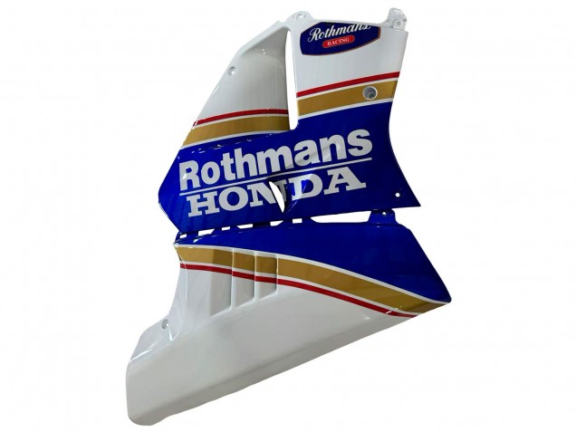 Carenagens Moto Honda NSR250 1994-1996 - Branco Azul Amarelo Ouro Rothmans