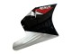 Carenagens Moto Honda NSR250R 1988-1989 - Prata Vermelho Preto Brilhante