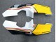 Carenagens Moto Honda NSR250R 1988-1989 - Branco Amarelo Ouro Preto Brilhante