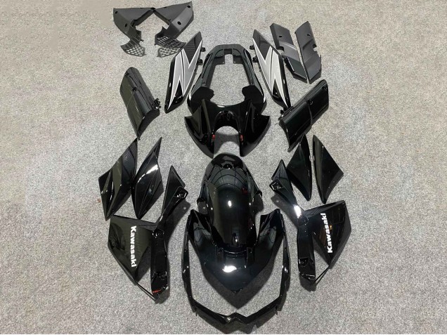 Carenagens Moto Kawasaki Z1000 2010-2013 - Preto Brilhante Branco