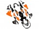 Carenagens Moto Kawasaki Z1000 2010-2013 - Laranja Preto Brilhante