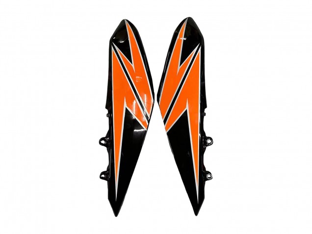 Carenagens Moto Kawasaki Z1000 2010-2013 - Laranja Preto Brilhante
