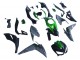 Carenagens Moto Kawasaki Z1000 2014-2019 - Preto Verde Cinzento
