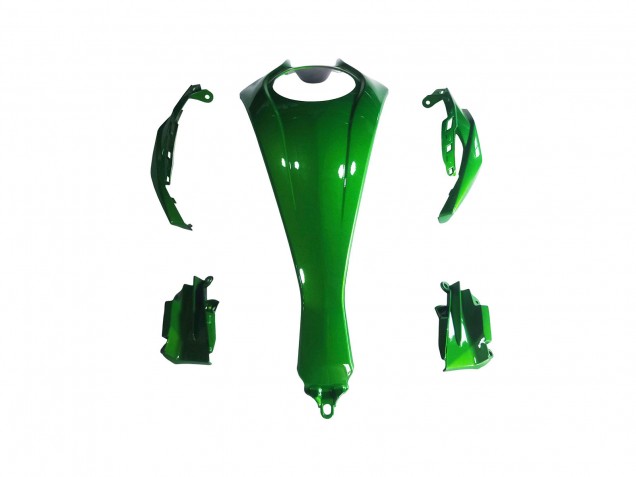Carenagens Moto Kawasaki Z1000 2014-2019 - Preto Verde Cinzento